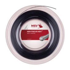 Теннисная струна MSV Focus Hex Black 1.18 200 метров