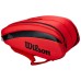 Сумка Wilson Federer DNA 12 Racket Bag 2020 Infrared