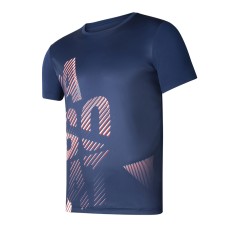 Юниорская футболка Babolat Exercise Navy Blue