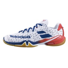 Бадминтонные кроссовки Babolat Shadow Tour White/Blue/Orange