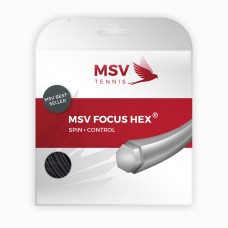 Теннисная струна MSV Focus-Hex Black 1.27 12 метров