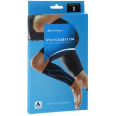 Силовые гетры Phiten Sports Sleeve X30 Black-blue