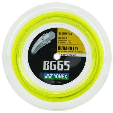 Бадминтонная струна Yonex BG 65 Yellow 0.7 200 метров