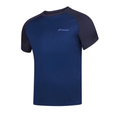 Футболка для мальчиков Babolat Play Crew Neck Dark Blue