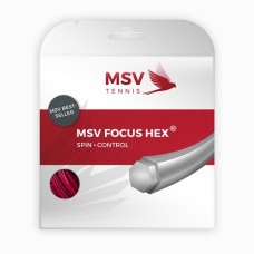 Теннисная струна MSV Focus-Hex Red 1.27 12 метров