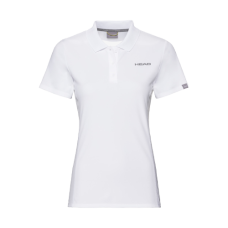 Юниорская футболка-поло Head Club Tech Polo White