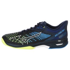 Теннисные кроссовки Mizuno Wave Exceed Tour 5 AC Black/Blue/Yellow