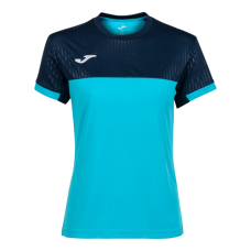 Женская футболка Joma MONTREAL W Black/Turquois