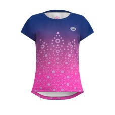 Футболка женская Bidi Badu Colortwist Dark Blue/Pink