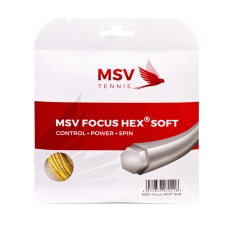 Теннисная струна MSV Focus Hex Soft Yellow 1.20 12 метров