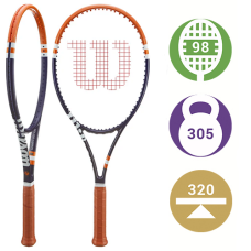 Теннисная ракетка Wilson Blade 98 16x19 Roland Garros 2023