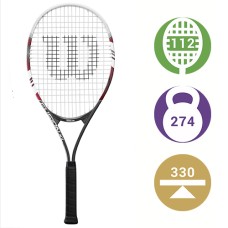 Теннисная ракетка Wilson Fusion XL Red/Black/White