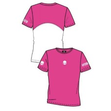 Женская футболка Hydrogen Piquet Tech Fluo Fuchsia/White