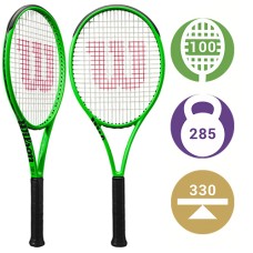 Теннисная ракетка Wilson Blade 100L Version 8.0 Neon Green