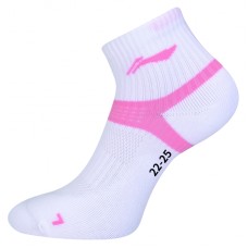 Женские носки Li-Ning AWSS389-5 White/Pink