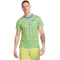 Футболка Nike Dri Fit Advantage Light Lemon Twist/Light Photo Blue/Black