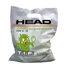 Теннисные мячи Head T.I.P Green 72 мяча (пакет)