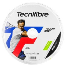 Теннисная струна Tecnifibre Razor Soft Green 1.30 200 метров