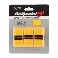 Намотки Bullpadel Comfort/Absorvent Yellow 3 штуки