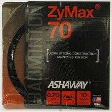 Бадминтонная струна Ashaway ZyMax 70 Black 0.70 10 метров