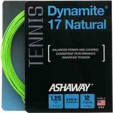 Теннисная струна Ashaway Dynamite Natural Green 1.25 12 метров