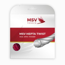 Теннисная струна MSV Hepta-Twist Red 1.25 12 метров