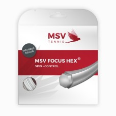 Теннисная струна MSV Focus-Hex White 1.23 12 метров